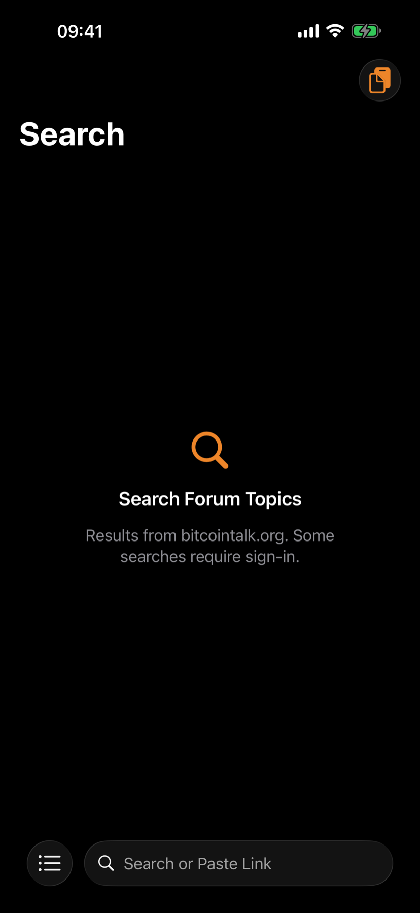 HodlTalk search